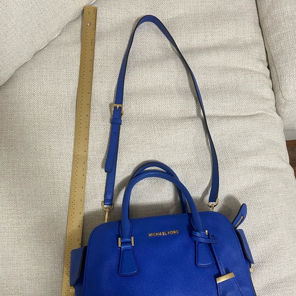 Michael Kors Blue Satchel - Picture 12 of 16